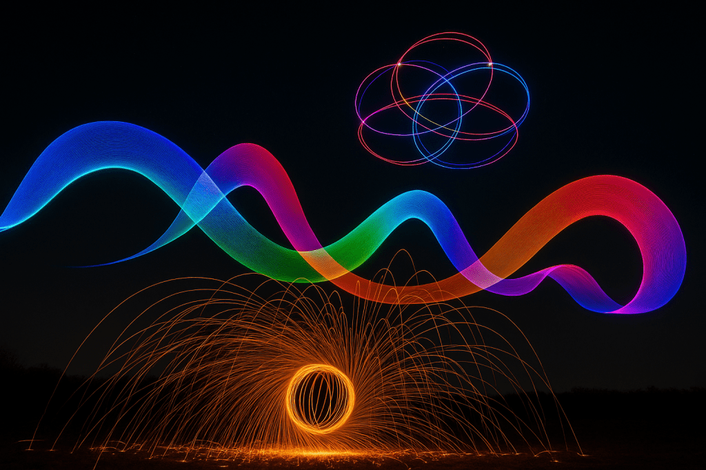 Illuminating the Night: Experimental Long-Exposure Light Art with LEDs, Steel Wool, and&nbsp;Drones